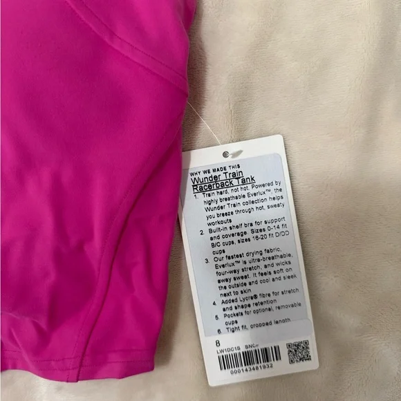 Lululemon Wunder Train Tank - NWT - Picture 2 of 3